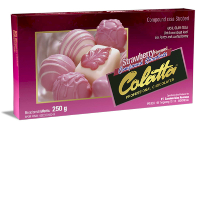 Colatta Compound Chocolate Strawberry 250g